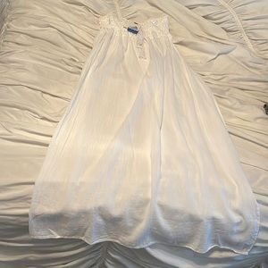 NWT linen beach skirt cover up